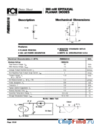 Datasheet FMBBAS16 manufacturer FCI